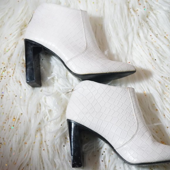 asos white booties